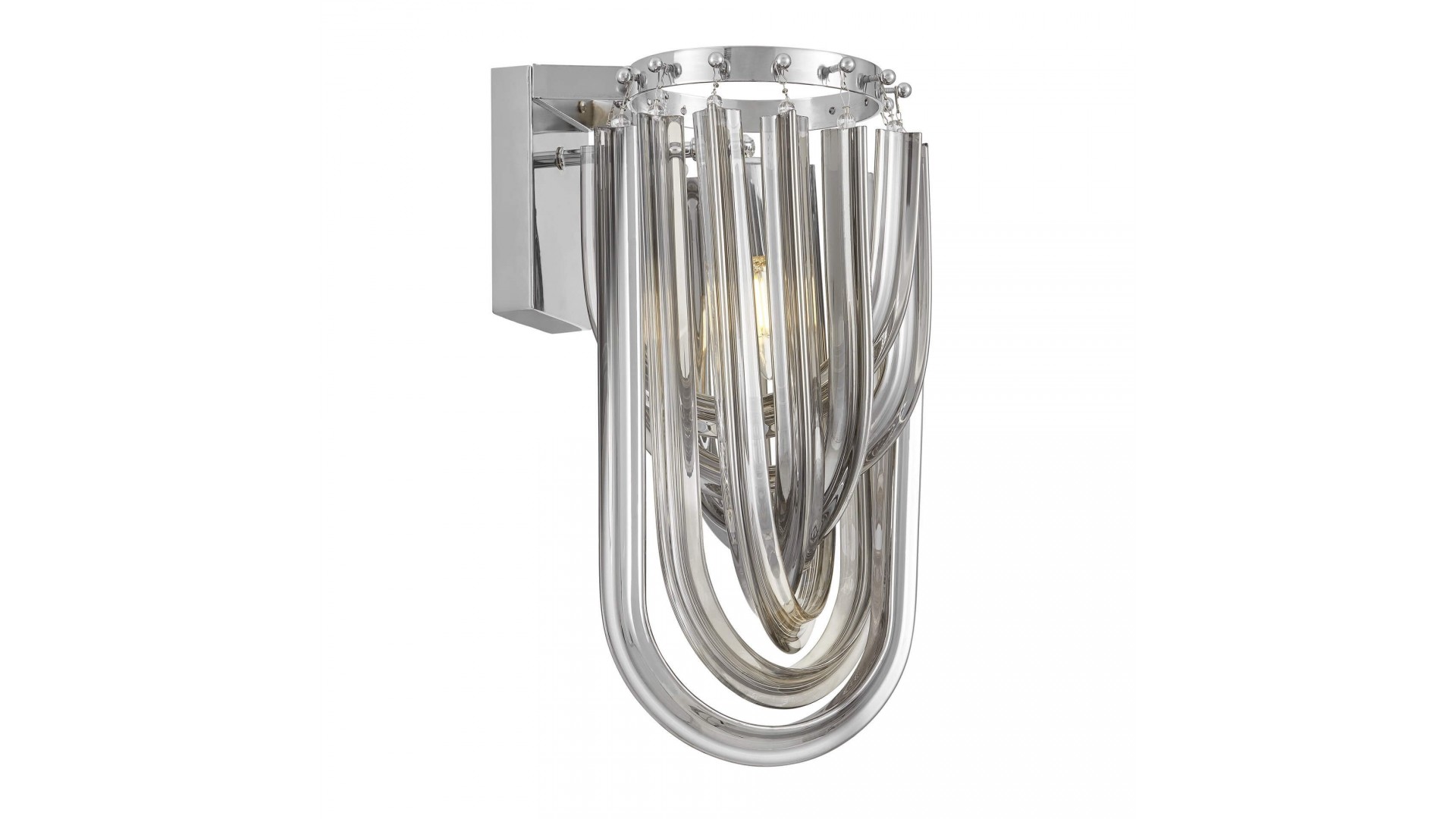 NOWOCZESNA LAMPA ŚCIENNA KINKIET CHROMOWANY BOSCONE W2 LUMINA DECO