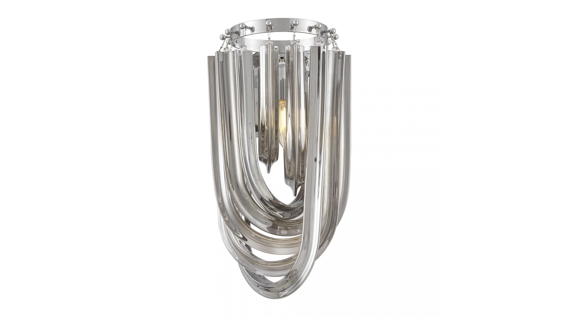 NOWOCZESNA LAMPA ŚCIENNA KINKIET CHROMOWANY BOSCONE W2 LUMINA DECO