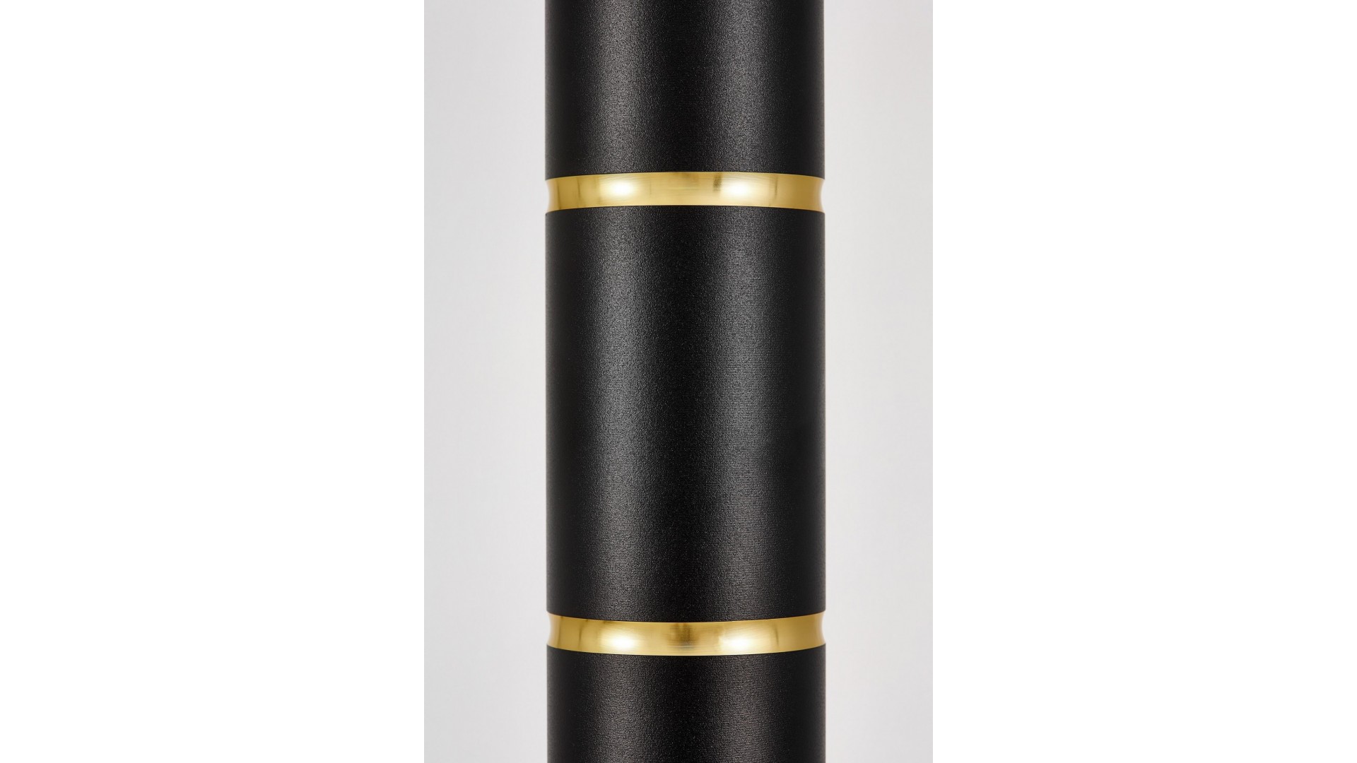 LAMPA WISZĄCA NOWOCZESNA CZARNO-ZŁOTA TUBA ASTI W1
