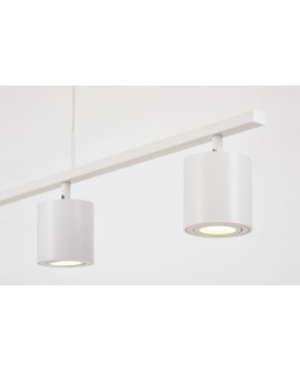 NOWOCZESNA LAMPA WISZĄCA BIAŁA BOLT W4