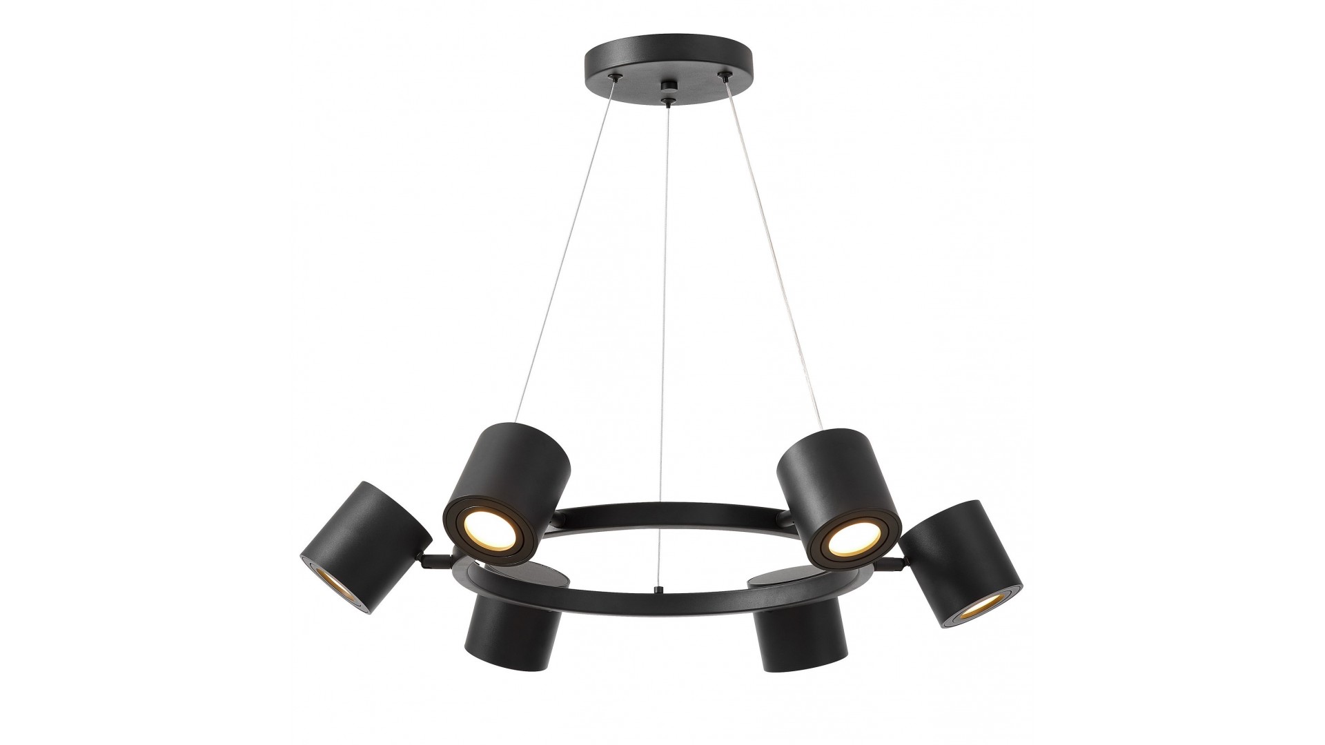 nowoczesna lampa wisząca czarna bolt w6 lampit