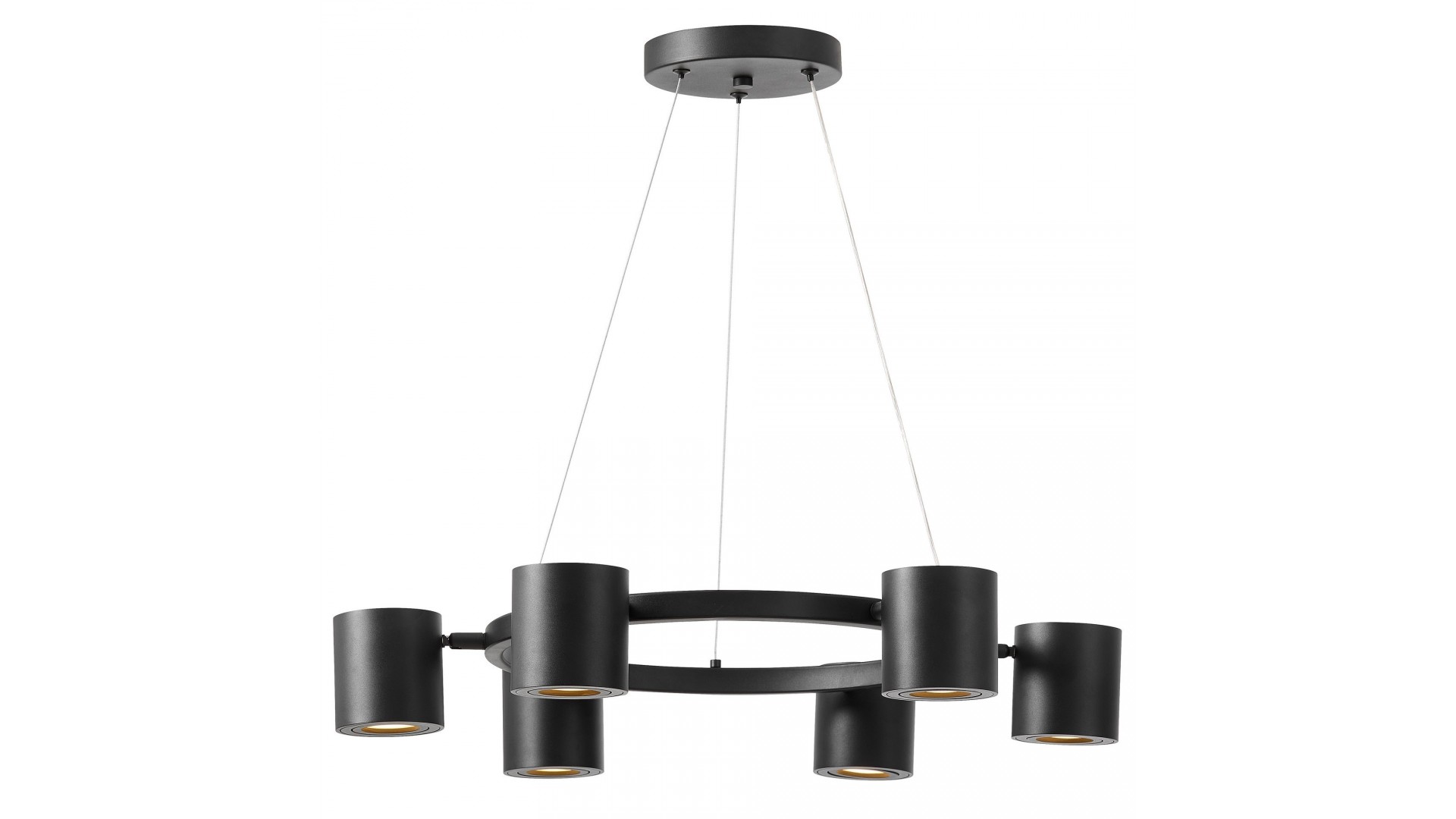 lampa wisząca bolt w6 czarna geometria nowoczesne oświetlenie