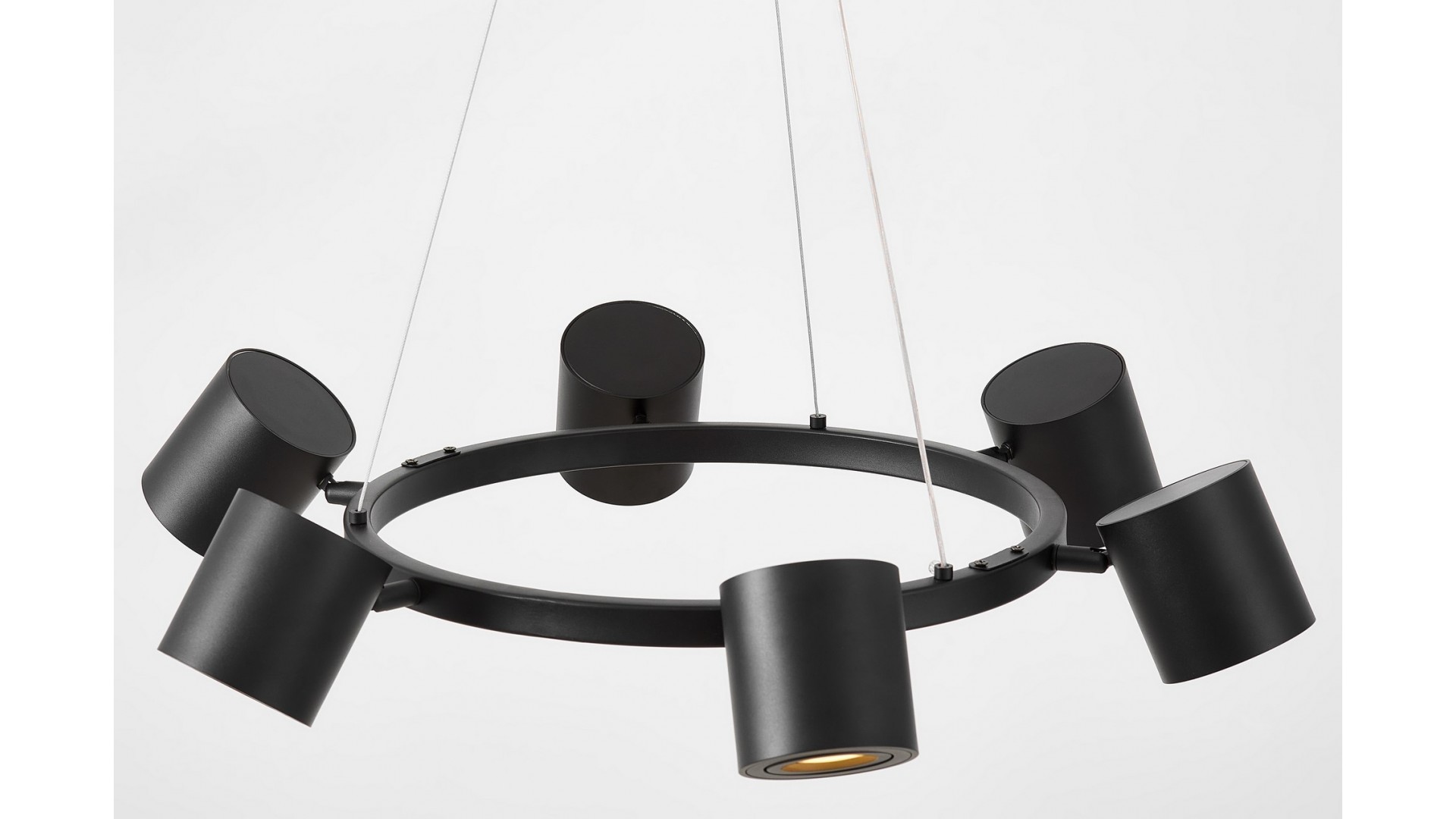 lampa sufitowa bolt w6 czarna designerska lampa wisząca lampit
