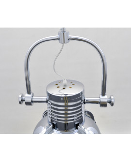 INDUSTRIALNA LAMPA WISZĄCA CHROMOWANA LOFFI