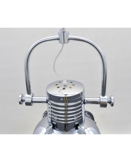 INDUSTRIALNA LAMPA WISZĄCA CHROMOWANA LOFFI