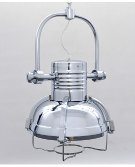 INDUSTRIALNA LAMPA WISZĄCA CHROMOWANA LOFFI
