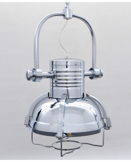 INDUSTRIALNA LAMPA WISZĄCA CHROMOWANA LOFFI