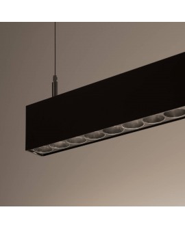 Lampa wisząca SOREN czarna LED 3000K Sollux TH.285