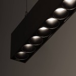 Lampa wisząca SOREN czarna LED 3000K Sollux TH.285