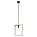 Lampa wisząca ARIES naturalne drewno Sollux SL.1310