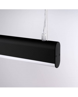 Lampa wisząca FARGE czarna LED 3000K Sollux TH.297