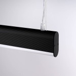 Lampa wisząca FARGE czarna LED 3000K Sollux TH.297