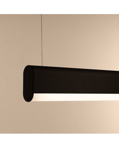 Lampa wisząca FARGE czarna LED 3000K Sollux TH.297