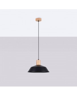 Lampa wisząca FANO czarna Sollux SL.1322