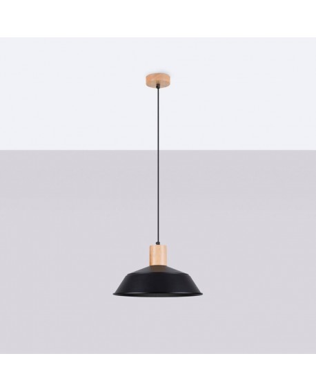 Lampa wisząca FANO czarna Sollux SL.1322