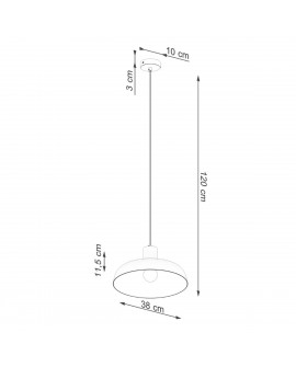 Lampa wisząca INDY biała Sollux SL.1323