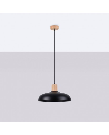 Lampa wisząca INDY czarna Sollux SL.1324