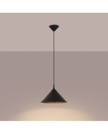 Lampa wisząca ZUMA czarna Sollux SL.1326