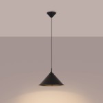 Lampa wisząca ZUMA czarna Sollux SL.1326