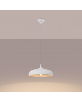 Lampa wisząca GINA biała Sollux SL.1329