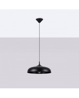 Lampa wisząca GINA czarna Sollux SL.1330