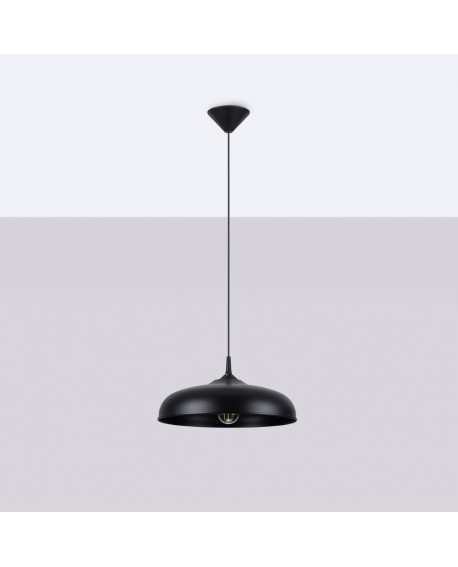 Lampa wisząca GINA czarna Sollux SL.1330