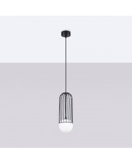 Lampa wisząca BRINA 1 czarna Sollux SL.1332