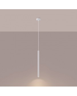 Lampa wisząca ARCHE 1 biała Sollux SL.1337