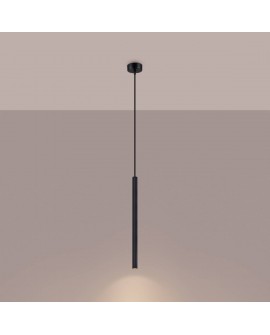 Lampa wisząca ARCHE 1 czarna Sollux SL.1338