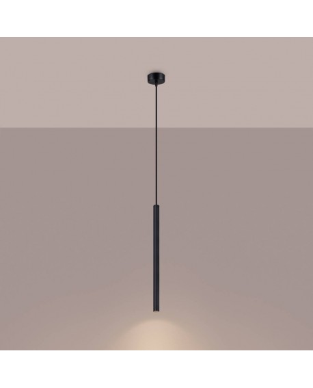 Lampa wisząca ARCHE 1 czarna Sollux SL.1338