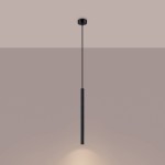 Lampa wisząca ARCHE 1 czarna Sollux SL.1338