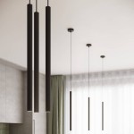 Lampa wisząca ARCHE 1 czarna Sollux SL.1338