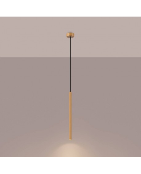 Lampa wisząca ARCHE 1 złota Sollux SL.1339