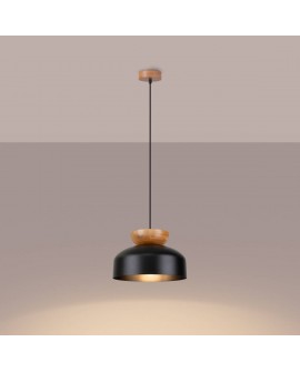 Lampa wisząca MARION czarna Sollux SL.1351