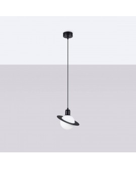 Lampa wisząca HYPERION 1 czarny Sollux SL.1358