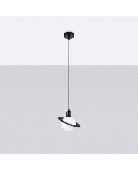 Lampa wisząca HYPERION 1 czarny Sollux SL.1358