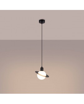 Lampa wisząca HYPERION 1 czarny Sollux SL.1358