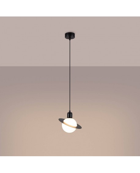 Lampa wisząca HYPERION 1 czarny Sollux SL.1358