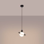 Lampa wisząca HYPERION 1 czarny Sollux SL.1358