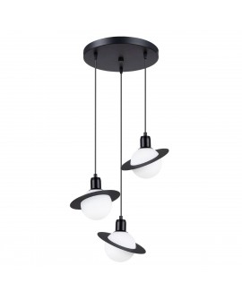 Lampa wisząca HYPERION 3P czarny Sollux SL.1359