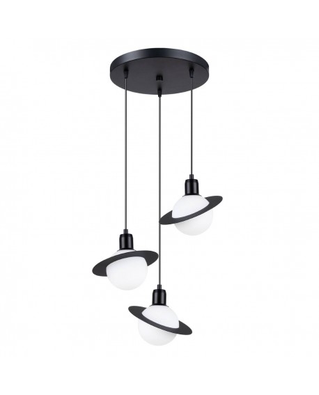 Lampa wisząca HYPERION 3P czarny Sollux SL.1359