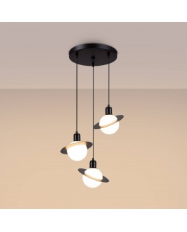 Lampa wisząca HYPERION 3P czarny Sollux SL.1359