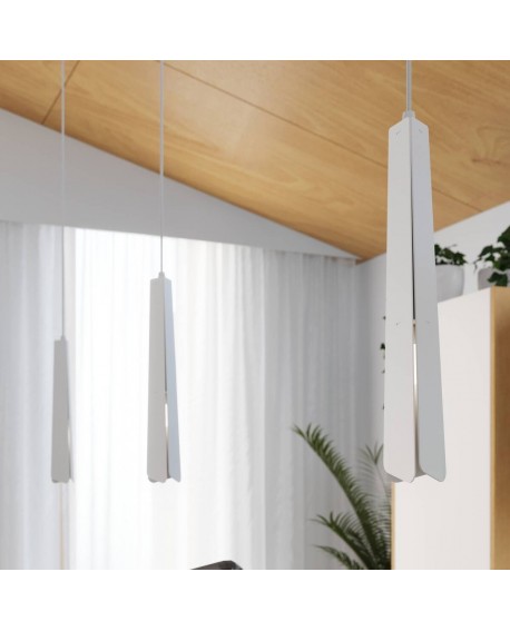 Lampa wisząca PRYSM 1 biała Sollux SL.1397