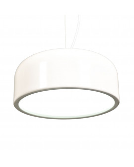 NOWOCZESNA LAMPA WISZĄCA BIAŁA SCUDO D35