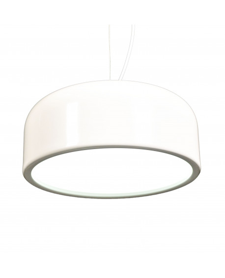 NOWOCZESNA LAMPA WISZĄCA BIAŁA SCUDO D35