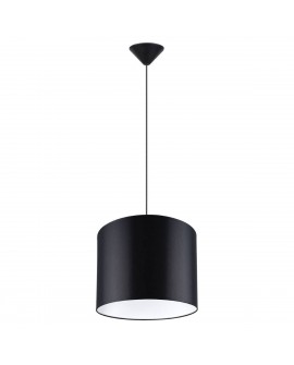 Lampa wisząca NOVA 30 czarna Sollux SL.1405