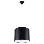 Lampa wisząca NOVA 30 czarna Sollux SL.1405