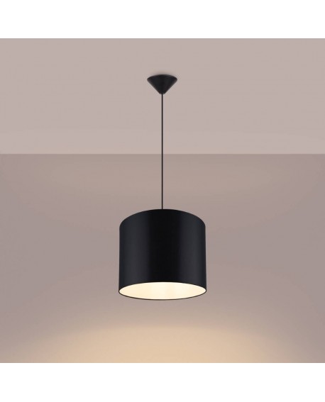 Lampa wisząca NOVA 30 czarna Sollux SL.1405