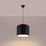 Lampa wisząca NOVA 30 czarna Sollux SL.1405