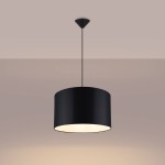 Lampa wisząca NOVA 40 czarna Sollux SL.1406